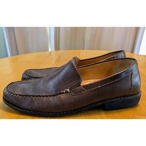Johnston & Murphy Loafers Creswell Mens 11M Slip On Moc Toe 20 278 Brazil Sheep